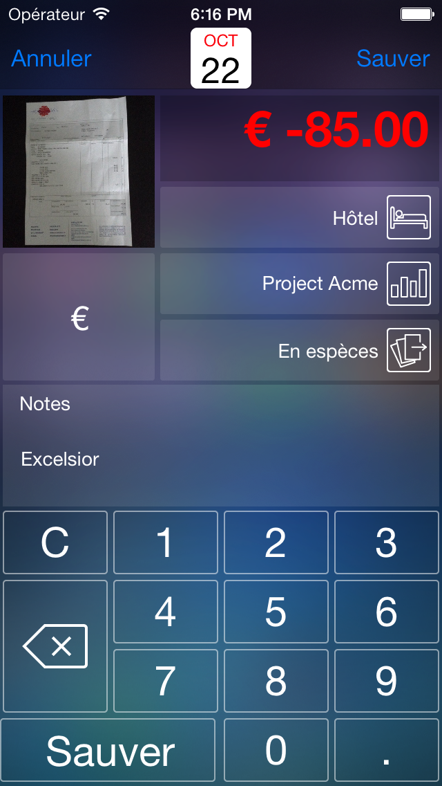 Screenshot #2 pour Live Expenses