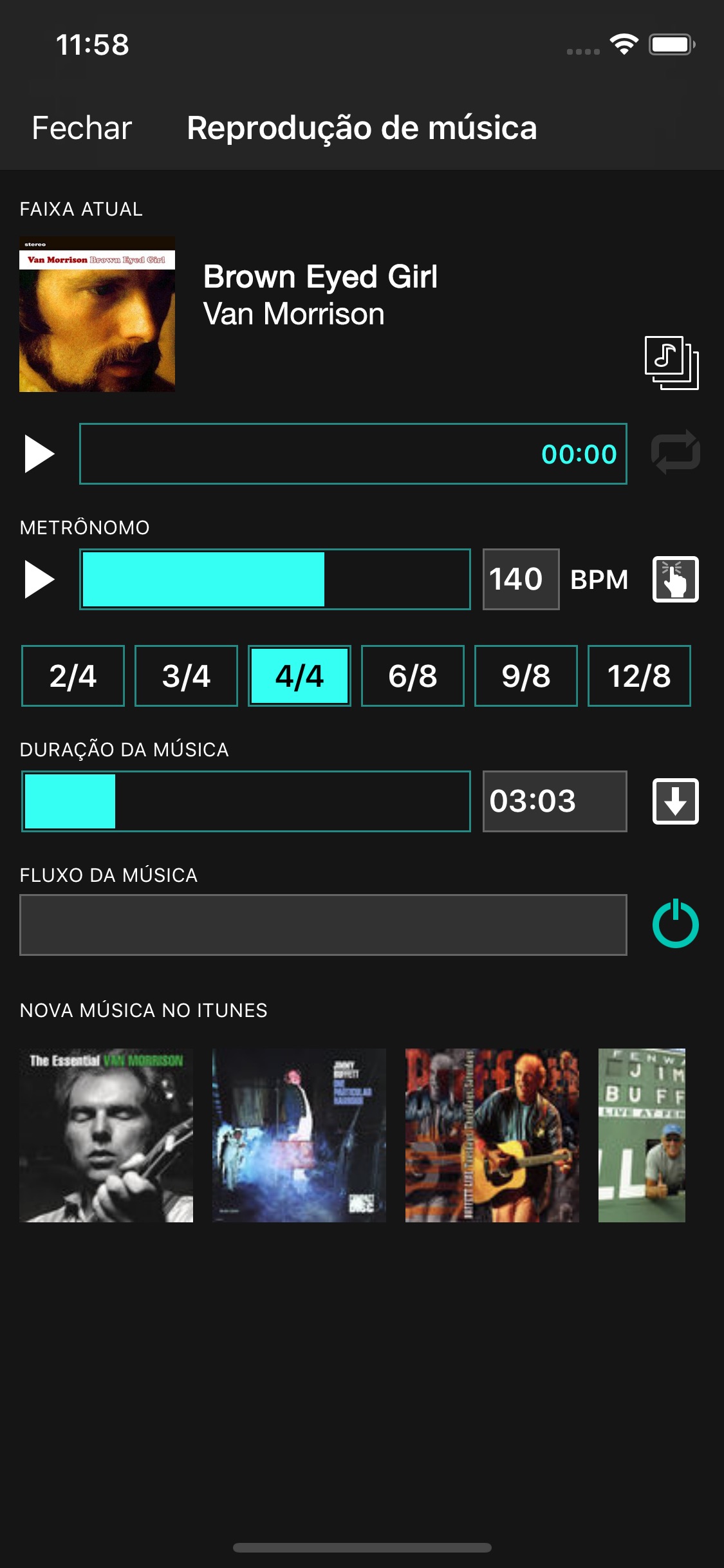 Screenshot do app OnSong Pro