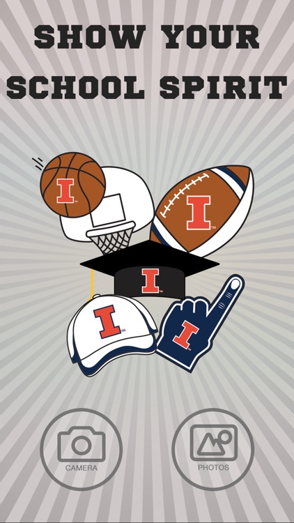 Illinois Fighting Illini PLUS Selfie Stickers