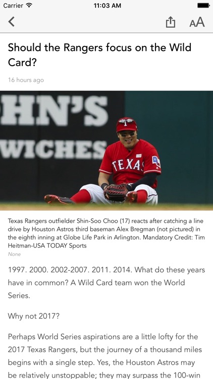 Baseball Texas - Rangers News screenshot-3