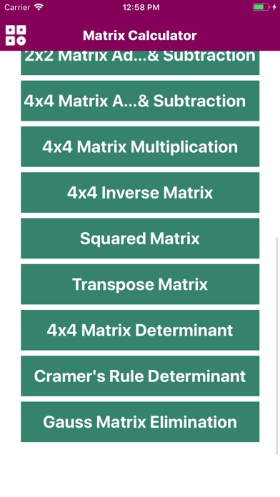 Calculator Of Matrix | Apps | 148Apps