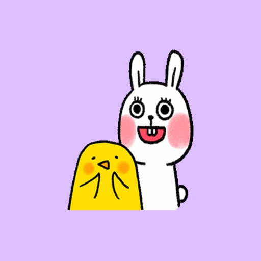Rabbit and Chick Animated - AppWisp.com