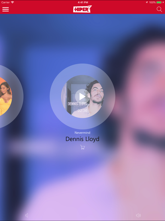 Hiper Fm iPad screenshot 1 - Music app