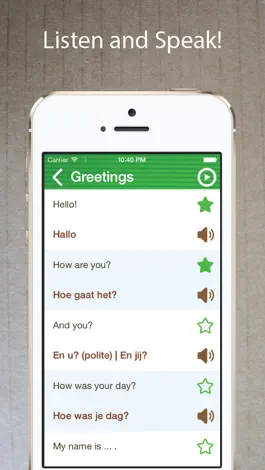 Game screenshot Learn Dutch Phrasebook Offline apk