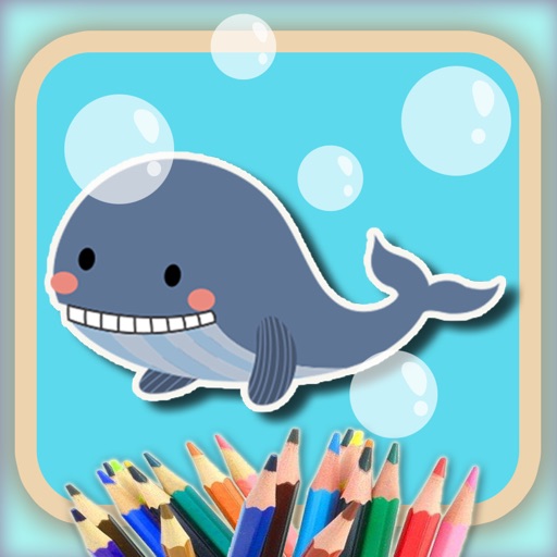 Funny Coloring Book For Doodle Icon