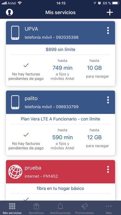 Mi Antel screenshot 3