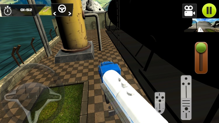 Hill Climb Truck Oil Transport