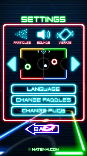 Glow Hockey 2L screenshot 5