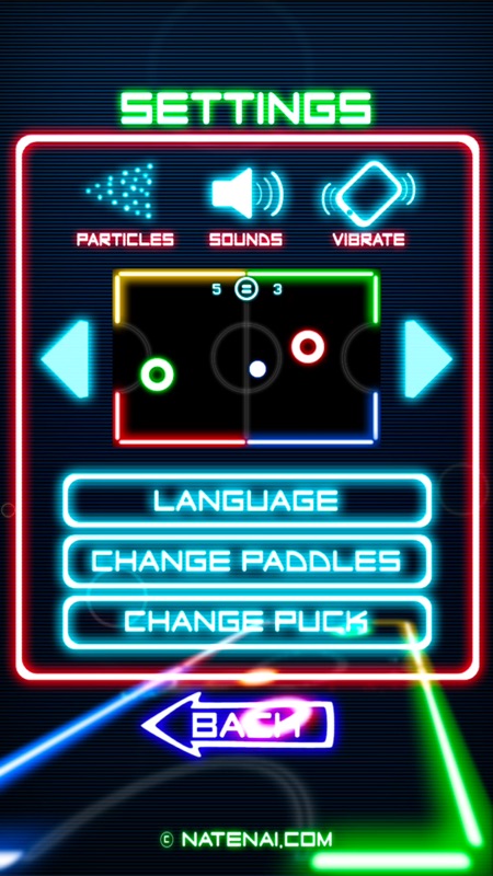 Glow Hockey 2L screenshot 5