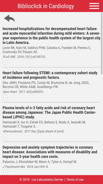 Biblioclick in Cardiology