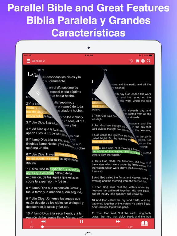 Screenshot #5 pour Spanish Bible Español Audio