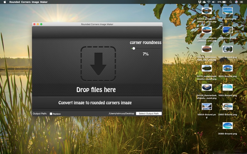 Screenshot #2 pour Rounded  Corners  Image  Maker
