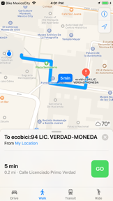 Bike Stations Mexico City screenshot