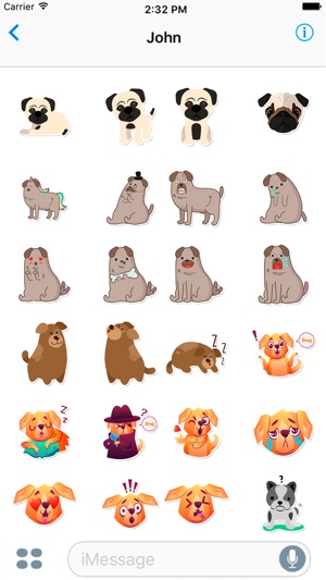 Funny Dog Sticker pack for iMessage(圖3)-速報App