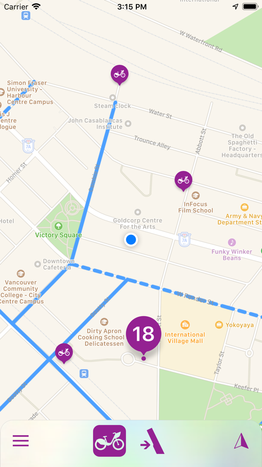 #1. Mo'Bikes (iOS) 由: Andrew Shopland