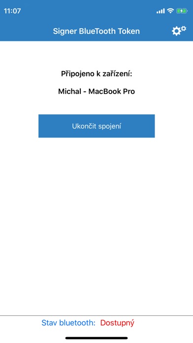 Signer BlueTooth Token screenshot 2