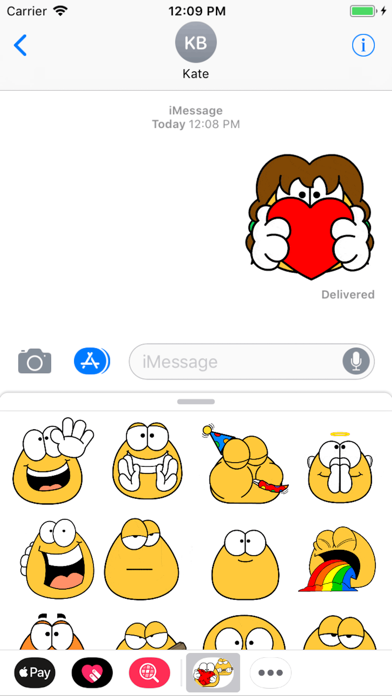 Screenshot #3 pour Émoticônes animées Emojidom