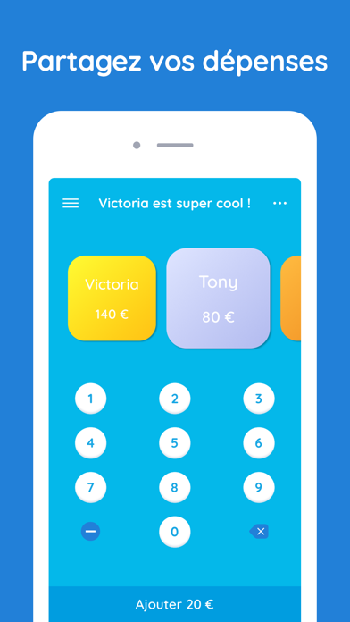 Screenshot #2 pour Fantasplit - Comptes entre ami