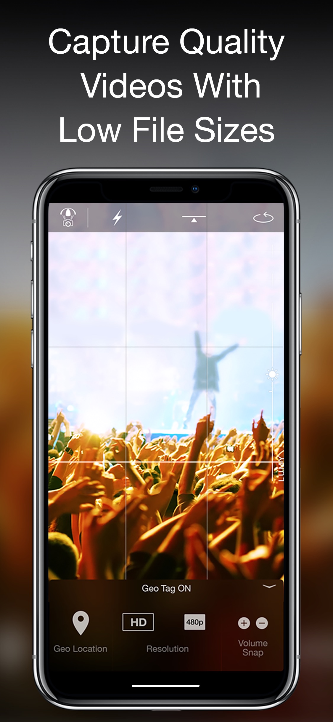 Screenshot do app Camera Plus: Frame The Moments