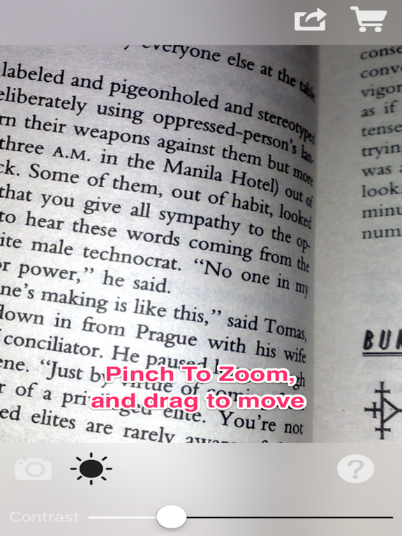 Reading Magnifier With Light iPad screenshot 2 - Productivity app