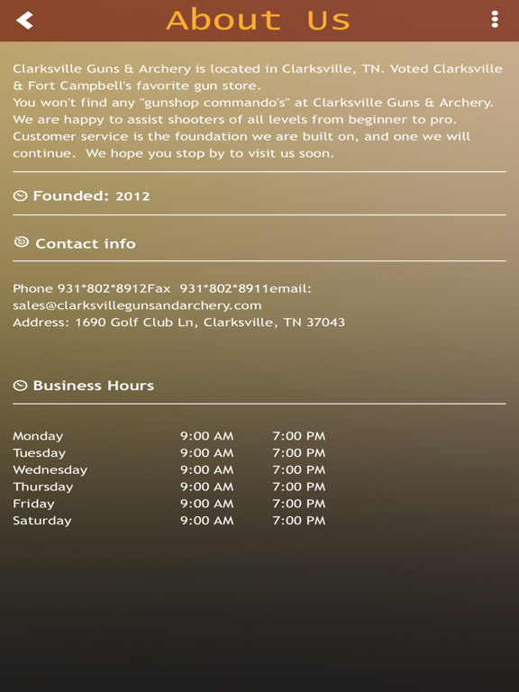 Screenshot #5 pour Clarksville Guns Archery