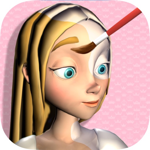 Princesses 3D Coloring book - Painting game iOS App