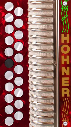 Captura de pantalla de Hohner B/C Mini-Accordion en iPhone 1