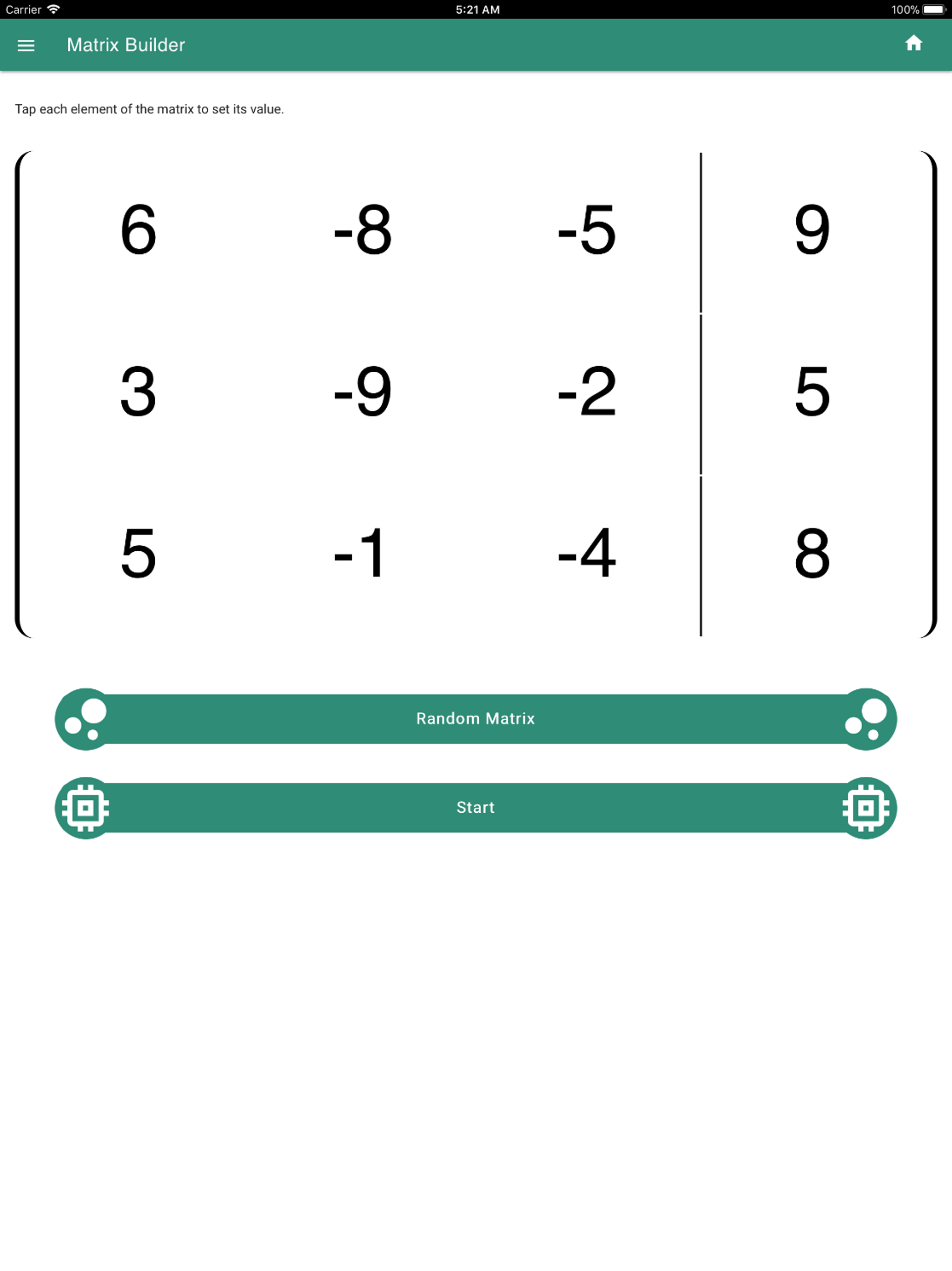 DIY Matrix Calculator
