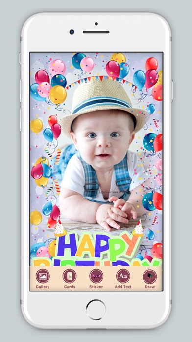 B'day Celebration Card Photo Frame screenshot 4