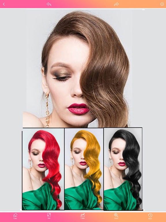 Screenshot #6 pour Hair Color Changer New