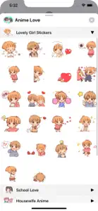 Anime Love Sticker screenshot #3 for iPhone