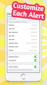custom alert tones & sounds iphone screenshot 2