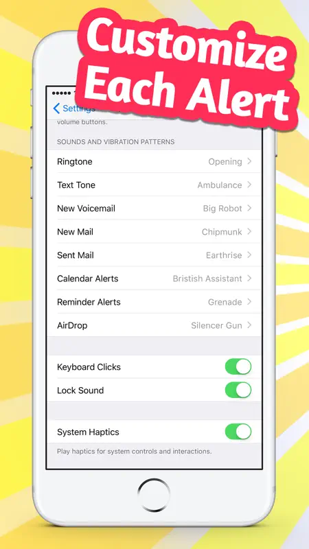 Custom Alert Tones & Sounds screenshot 2 of 5