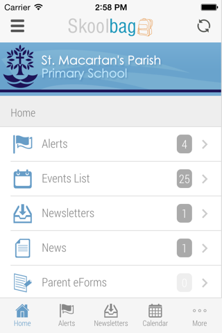 St Macartan's Parish Primary School‏ - Skoolbag screenshot 2