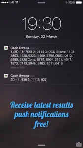 Special Cash Sweep Results screenshot #2 for iPhone