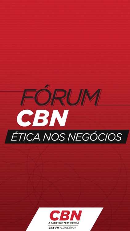 CBN Fórum Ética