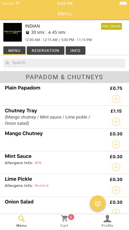 Britannia Spice Takeaway