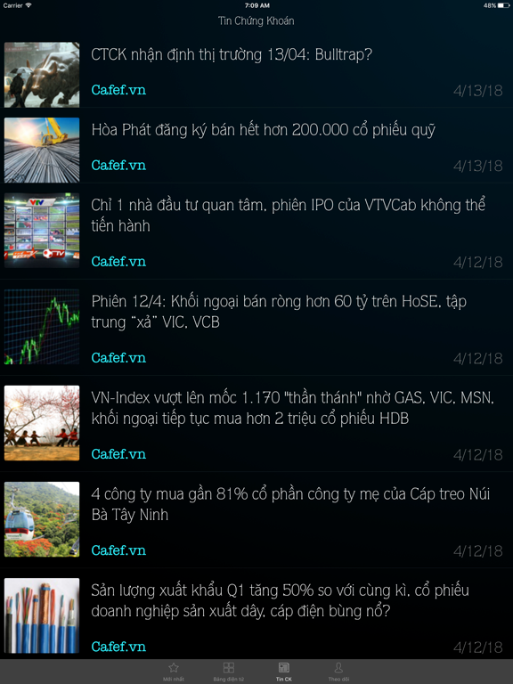 Screenshot #6 pour Sổ tay chứng khoán