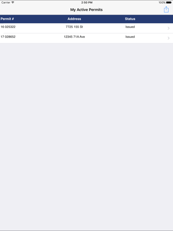 Screenshot #5 pour Surrey Inspection Request