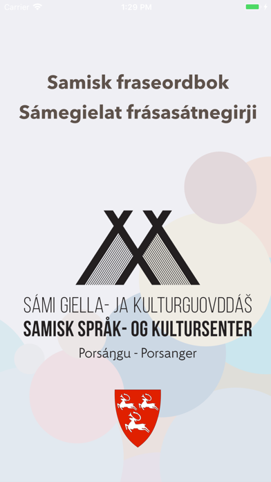 Samisk Fraseordbok screenshot