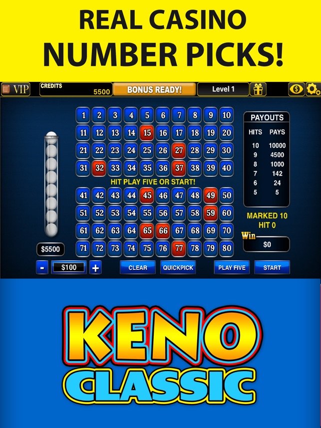 Online Keno  Play real casino games for free