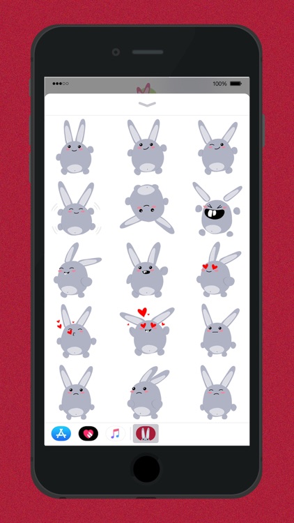Fun Bunny iMessage Stickers screenshot-4
