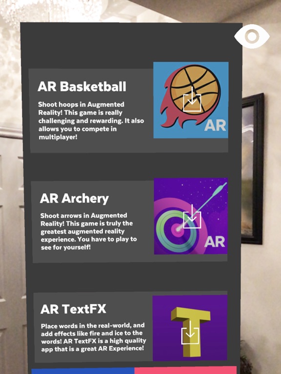 Screenshot #1 for AR Apps