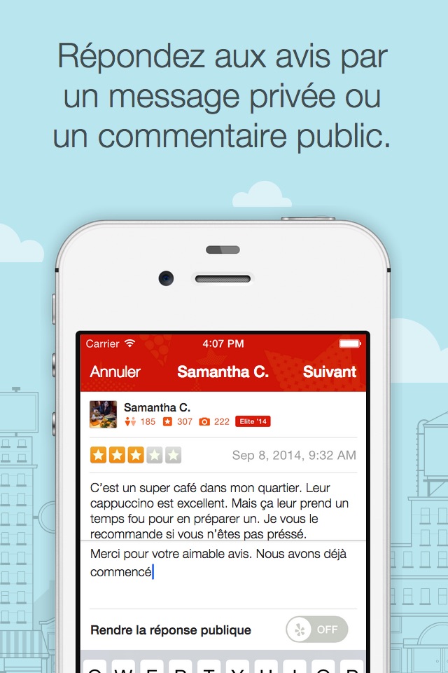 Yelp for Business App screenshot 3