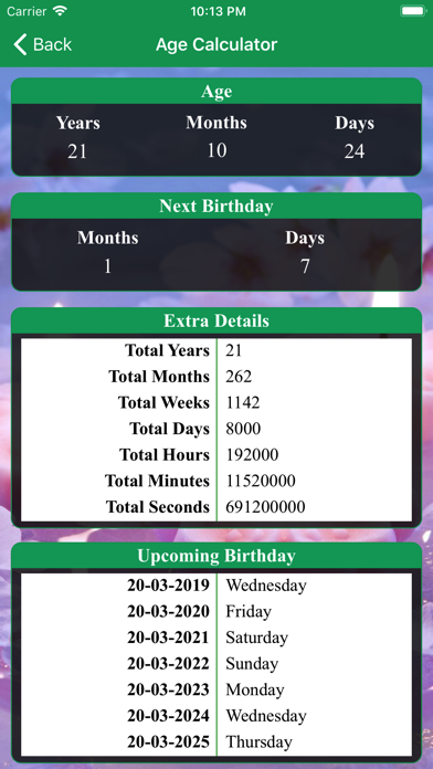 Age Calculators - Birthday screenshot 4