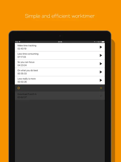 Punch In - Time Tracker