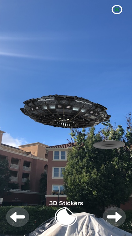 Augmented Reality UFO Stickers