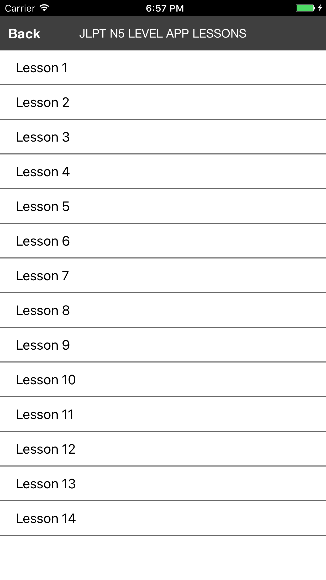 JLPT N5 LEVEL APP LESSON screenshot 3
