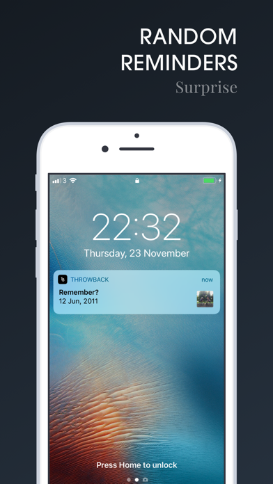 THROWBACK iPhone screenshot 4 - Photo & Video app
