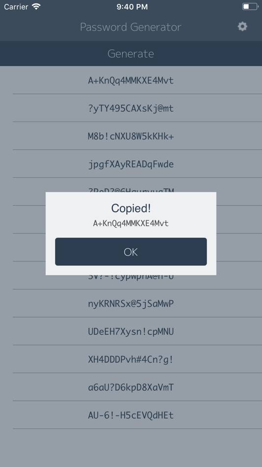 #4. Automatic Password Generator (iOS) Bởi: Yuki Takeda